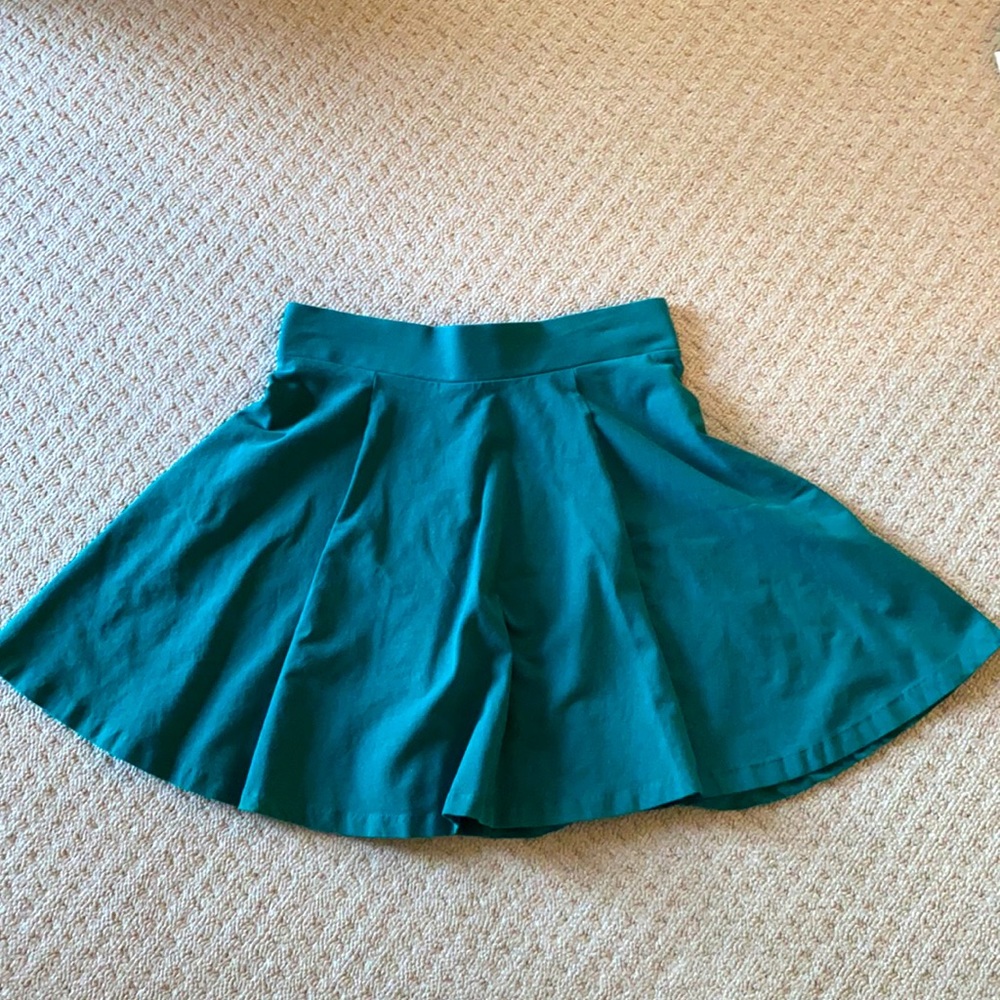 Teal skirt